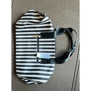 Alice + Olive striped small duffle bag